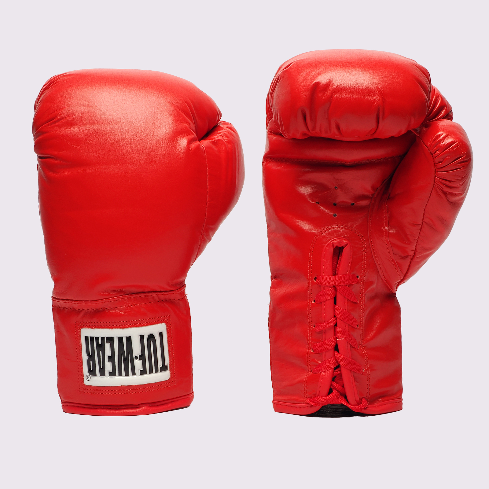 Tuf Wear Leather Autograph Gloves - TW10090-RED