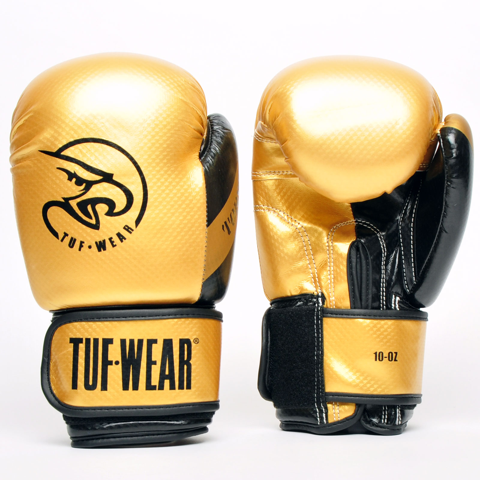 Tuf Wear Junior Boxing Gloves Victor Kids Black Yellow 