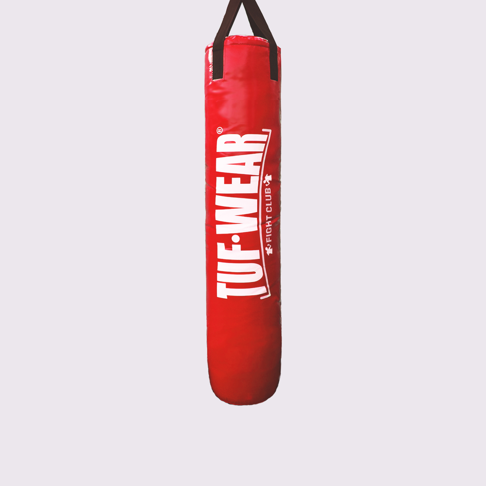 Tuf Wear Punch Bag Red Large Vertical Logo 4FT (122 CM) - TW15065-Red