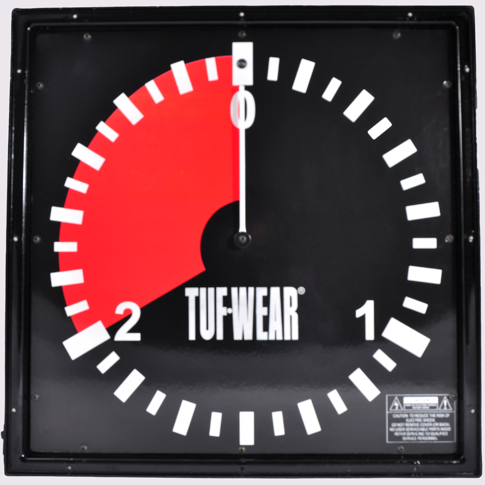 Tuf Wear 2 Minute Amateur Gym Wall Clock - TW15297