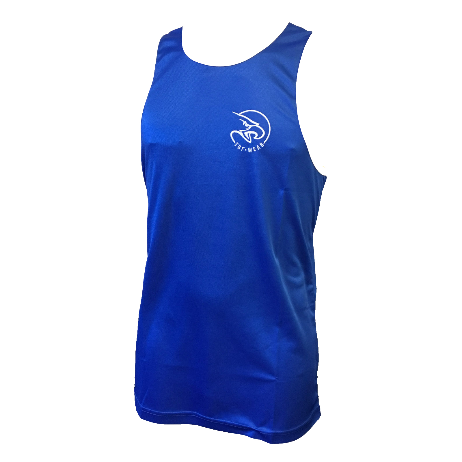 Tuf Wear Kids Junior Club Boxing Vests - TW15750-Blue