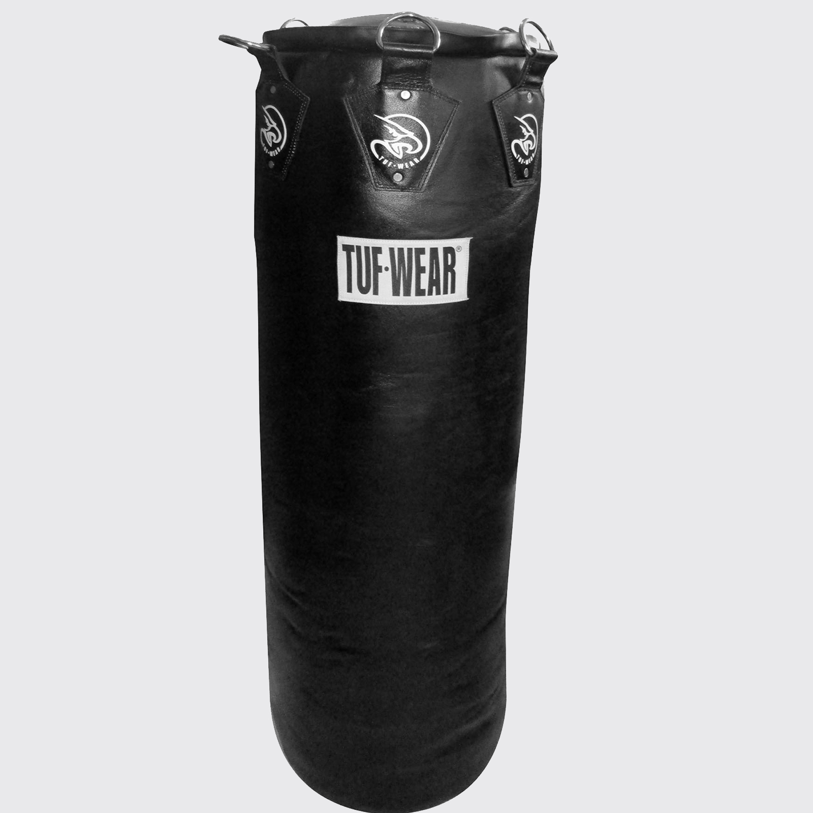 TUF WEAR Punchbag Boxing Quilted Classic Brown Leather Heavy Bag 