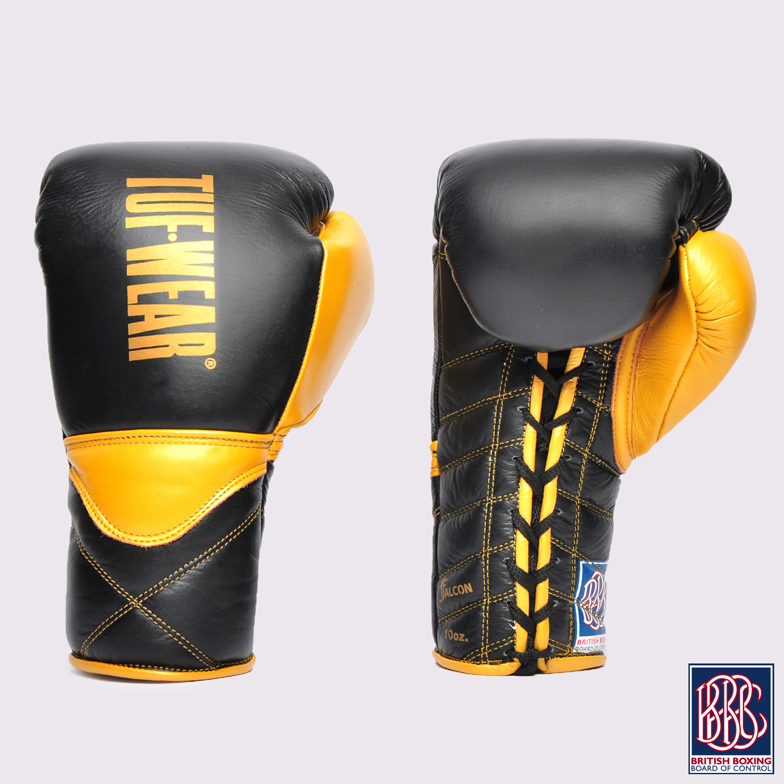 Tuf Wear Falcon Contest Glove BBBofC Approved  - TW28513-BLACK/GOLD