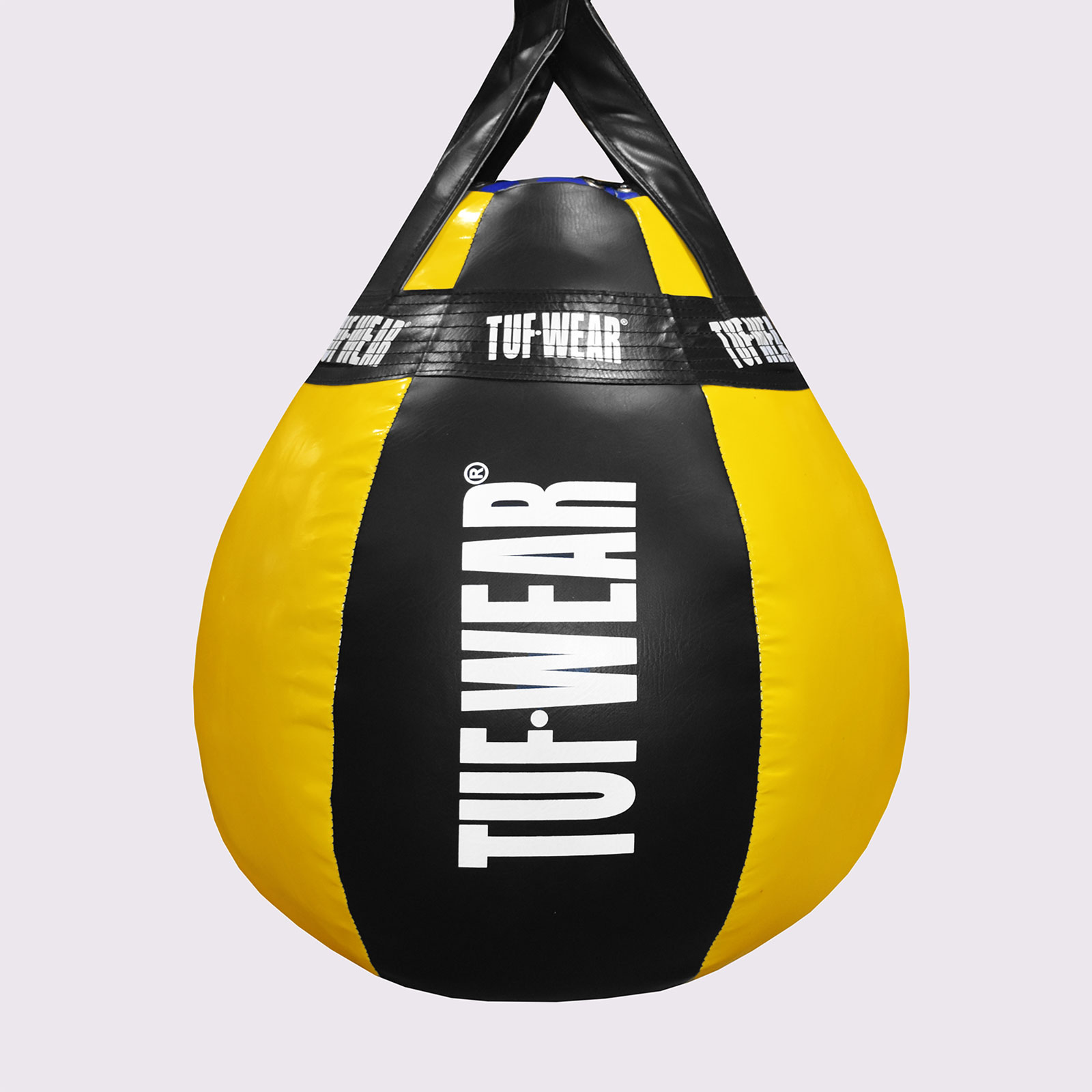 Tuf Wear Balboa Wrecking Ball With Hanging Straps  - TW31263-BLACK/YELLOW