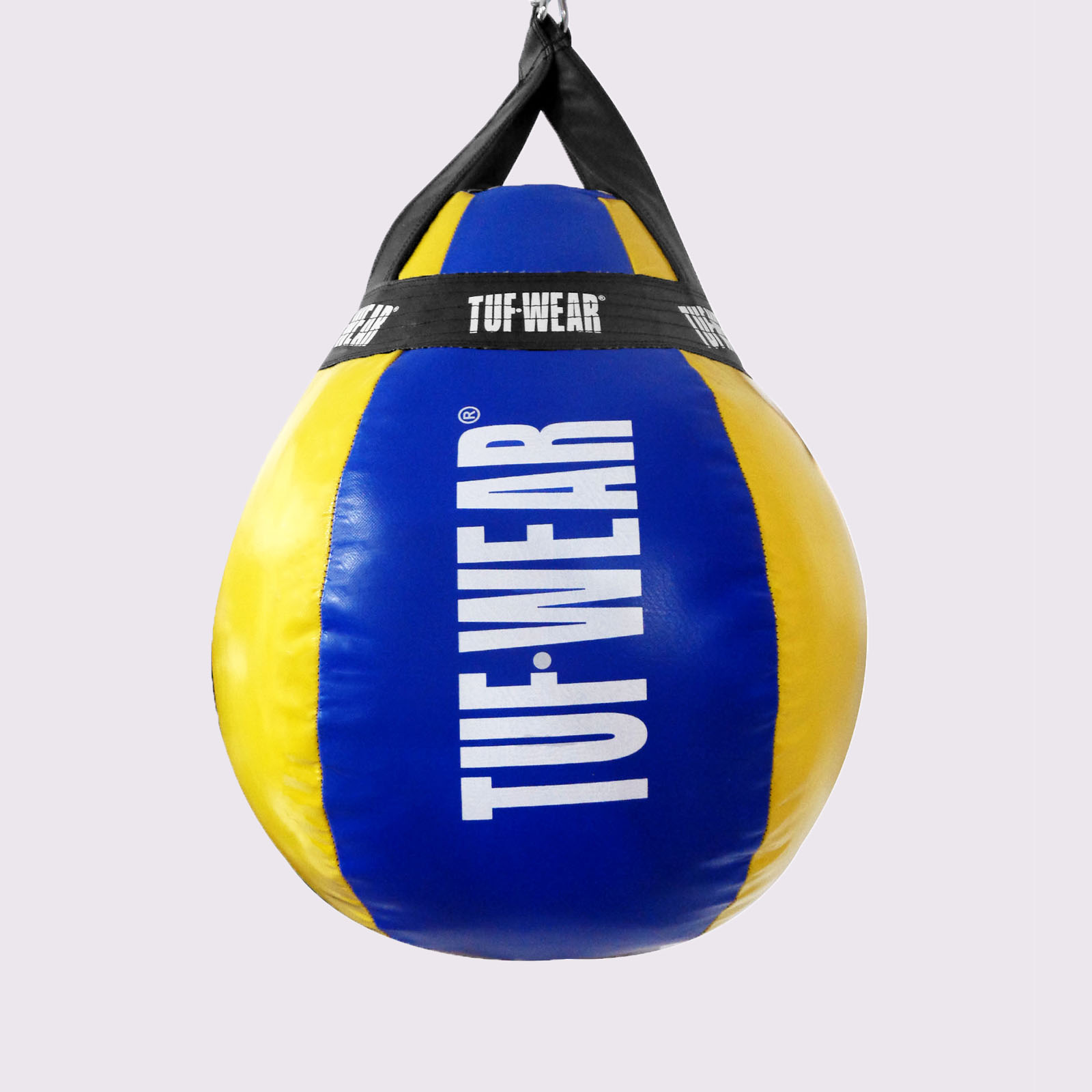 Tuf Wear Balboa Wrecking Ball With Hanging Straps - TW31263-BLUE/YELLOW