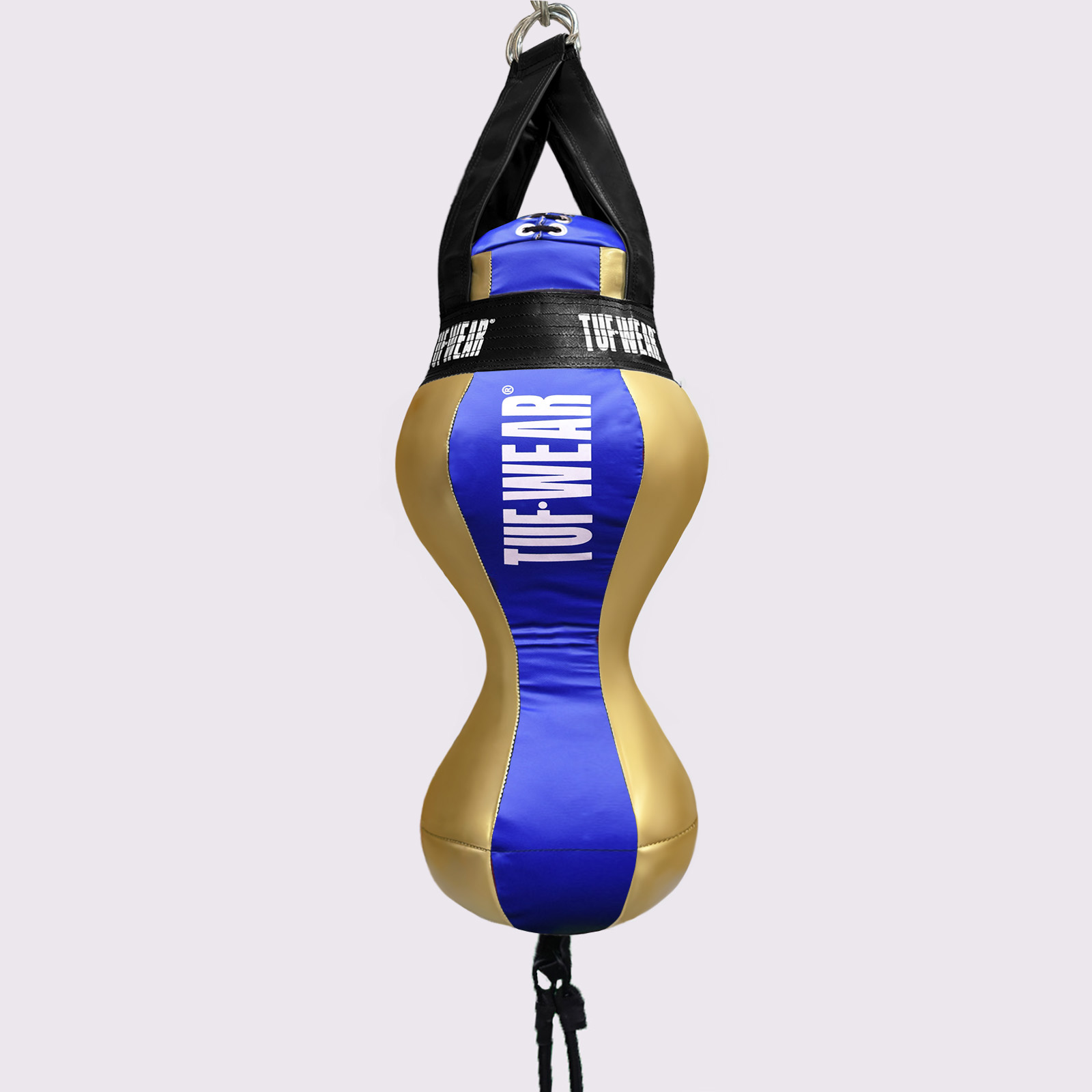Tuf Wear Balboa Uppercut Spring Bag With Hanging Straps - TW31264-BLUE/GOLD