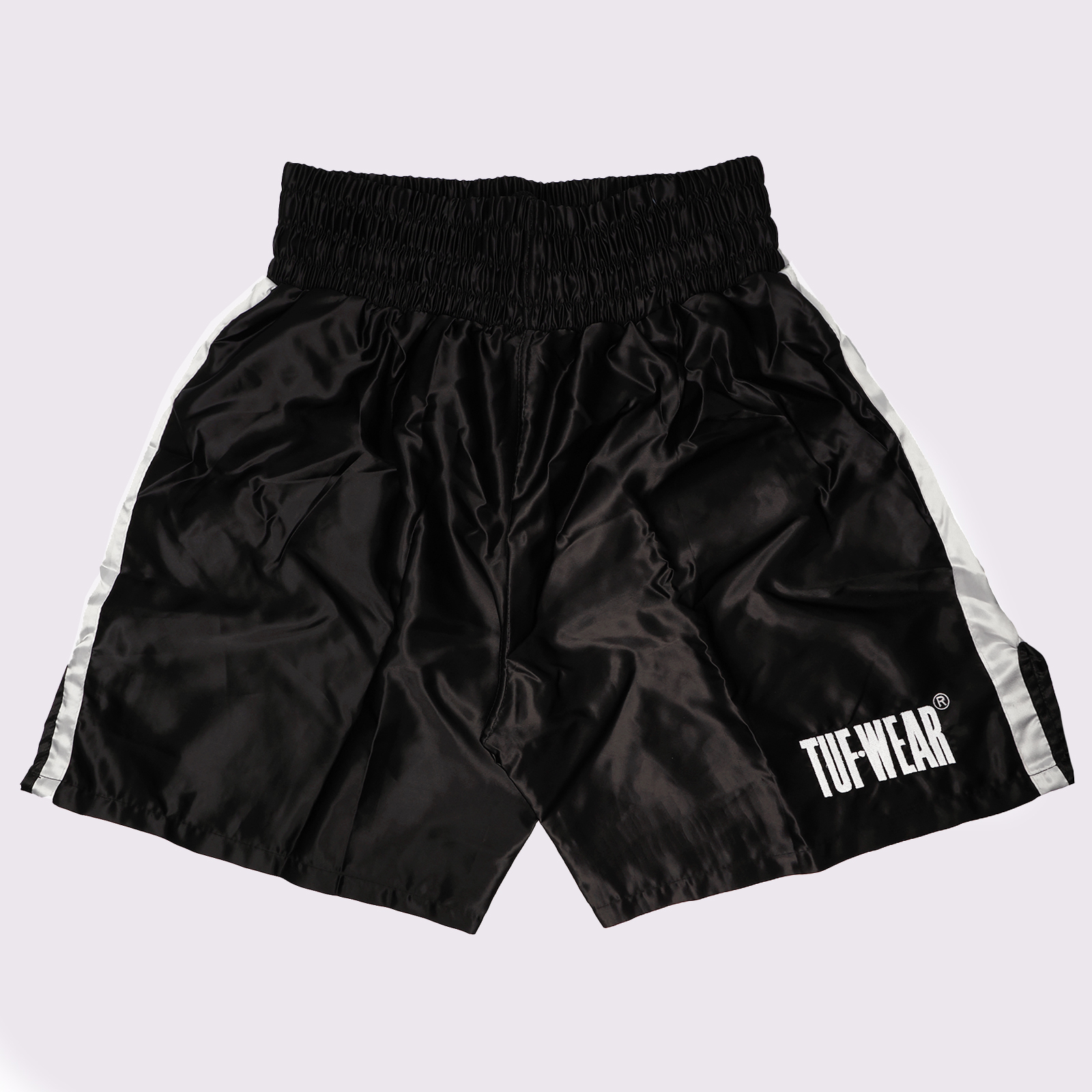 Tuf Wear Satin Boxing Shorts - TW32687-ALLBLACK