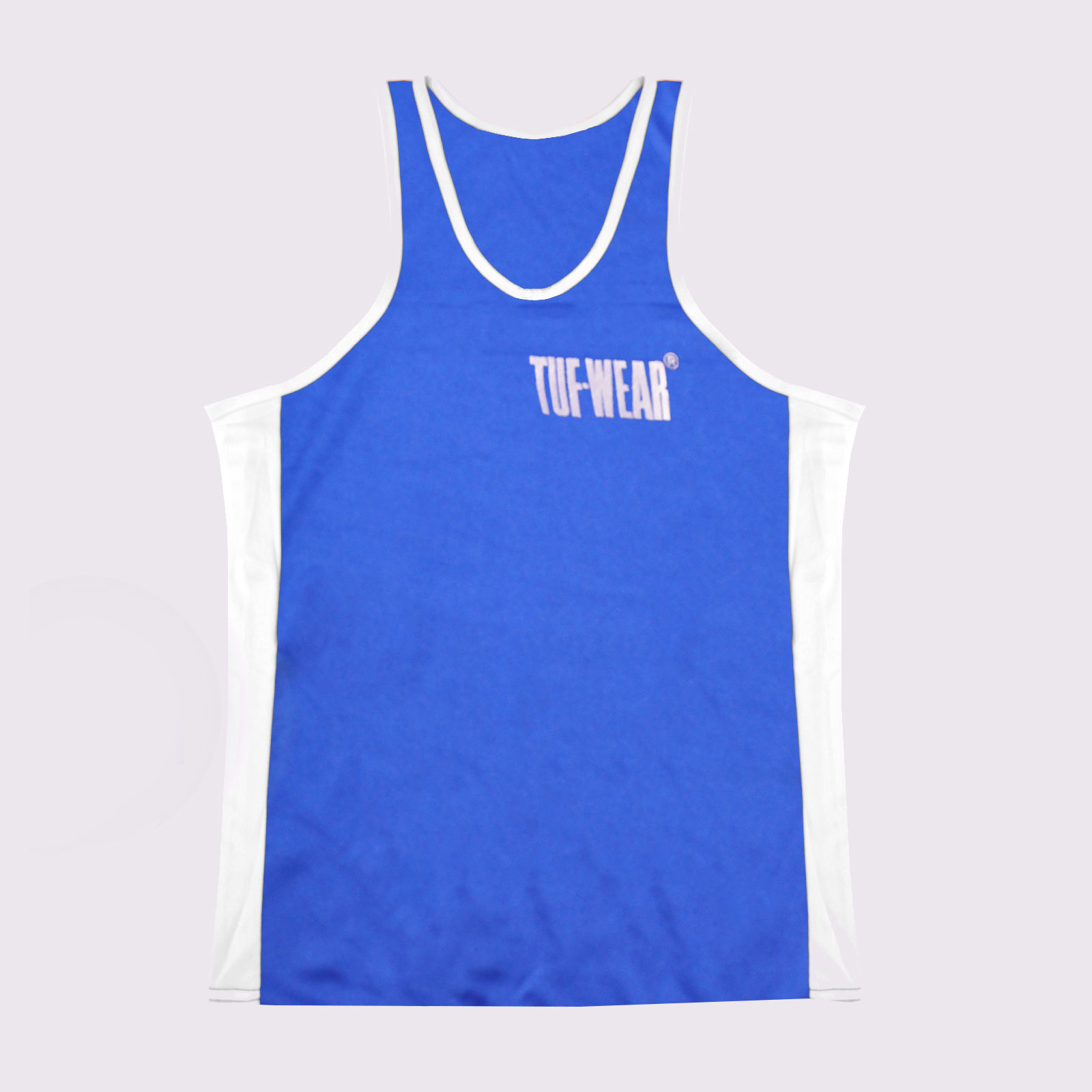 Tuf Wear Boxing Vest - TW32689-BLUE/WHITE