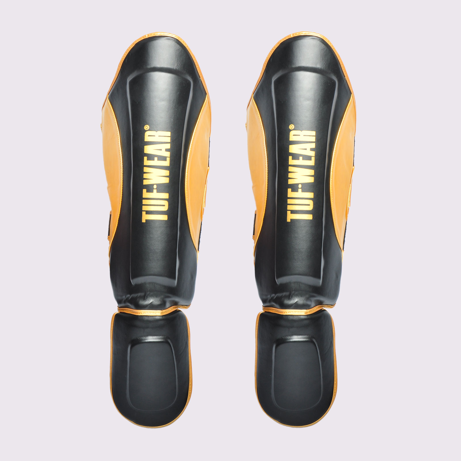 Tuf Wear MMA Shin Instep Guard - TW334781-BLACK/GOLD