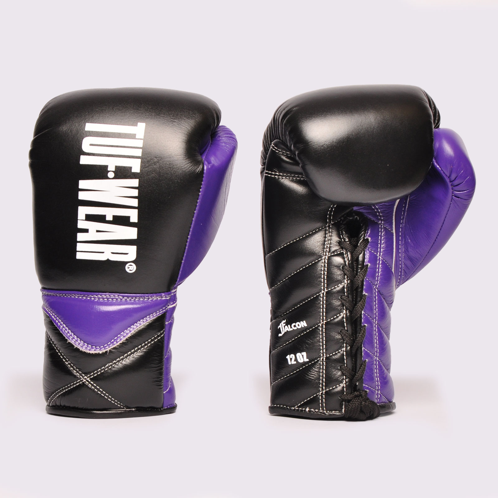 Tuf Wear Falcon Lace Training Gloves - TW34544-BLACK/PURPLE