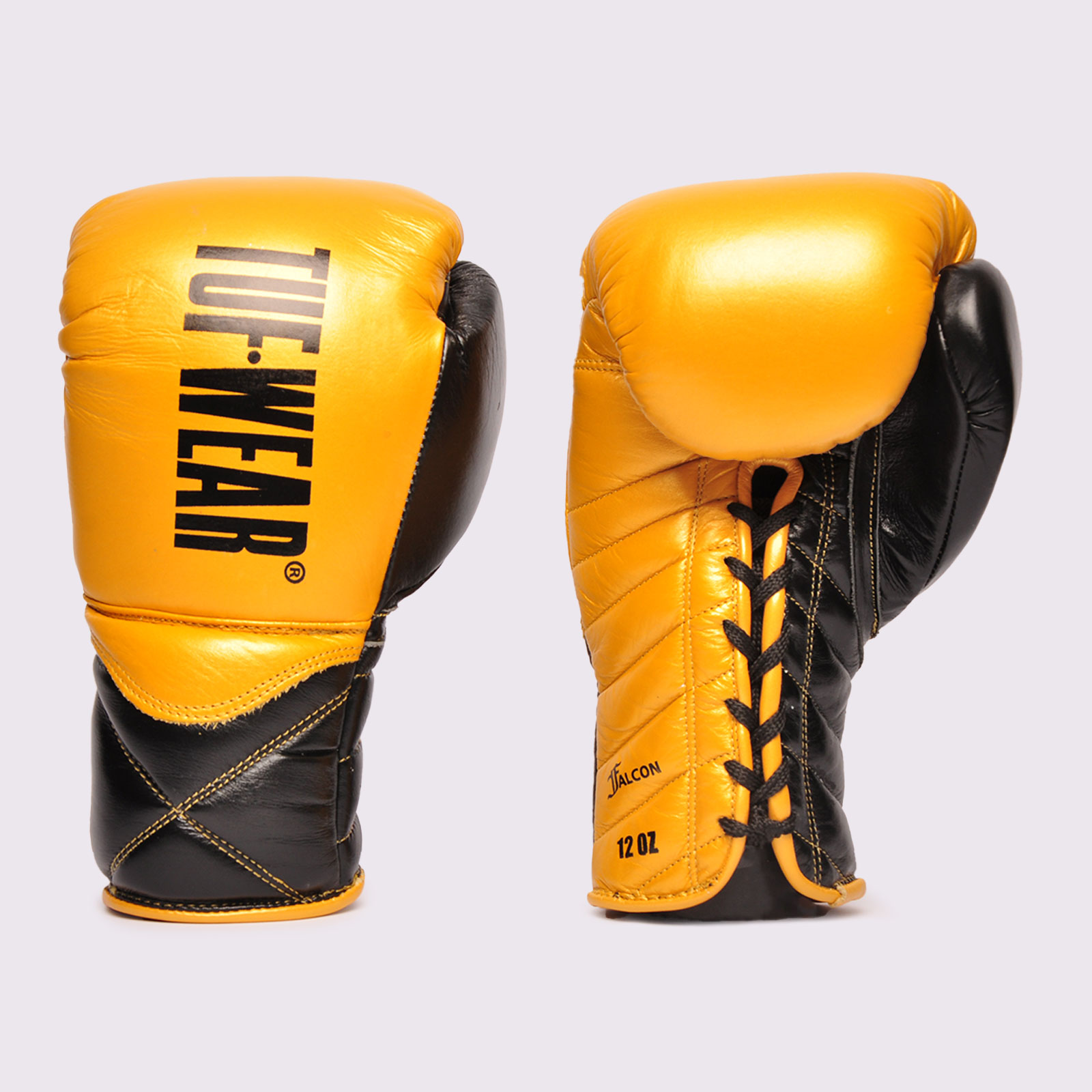 Tuf Wear Falcon Lace Training Gloves - TW34544-GOLD/BLACK