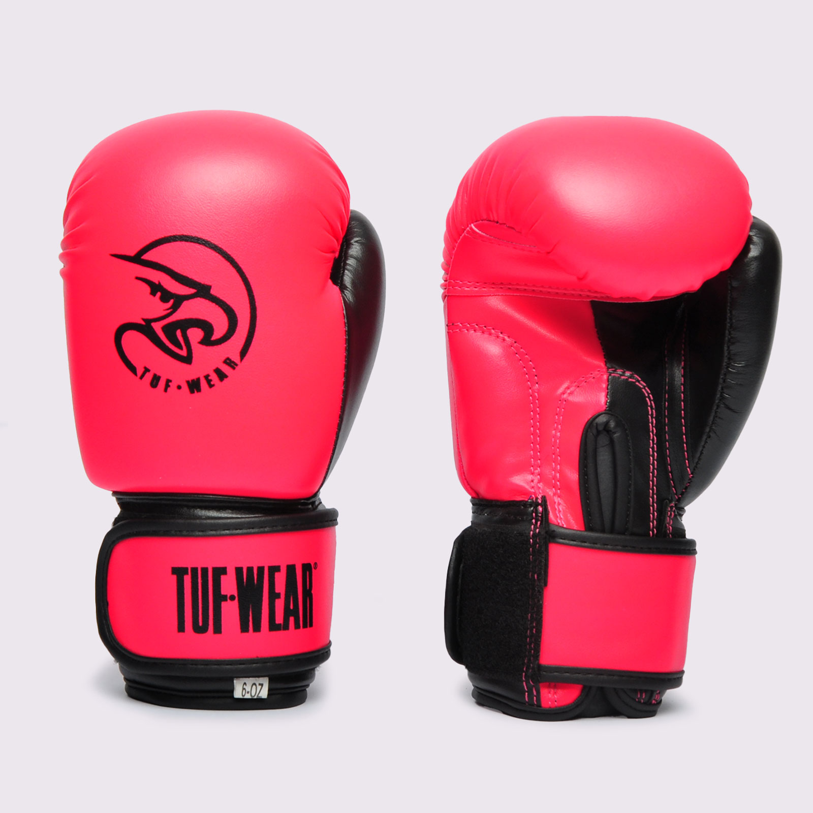 TUF WEAR LEGEND Leather Training Hook and Loop Sparring Glove Red £59.99 -  PicClick UK
