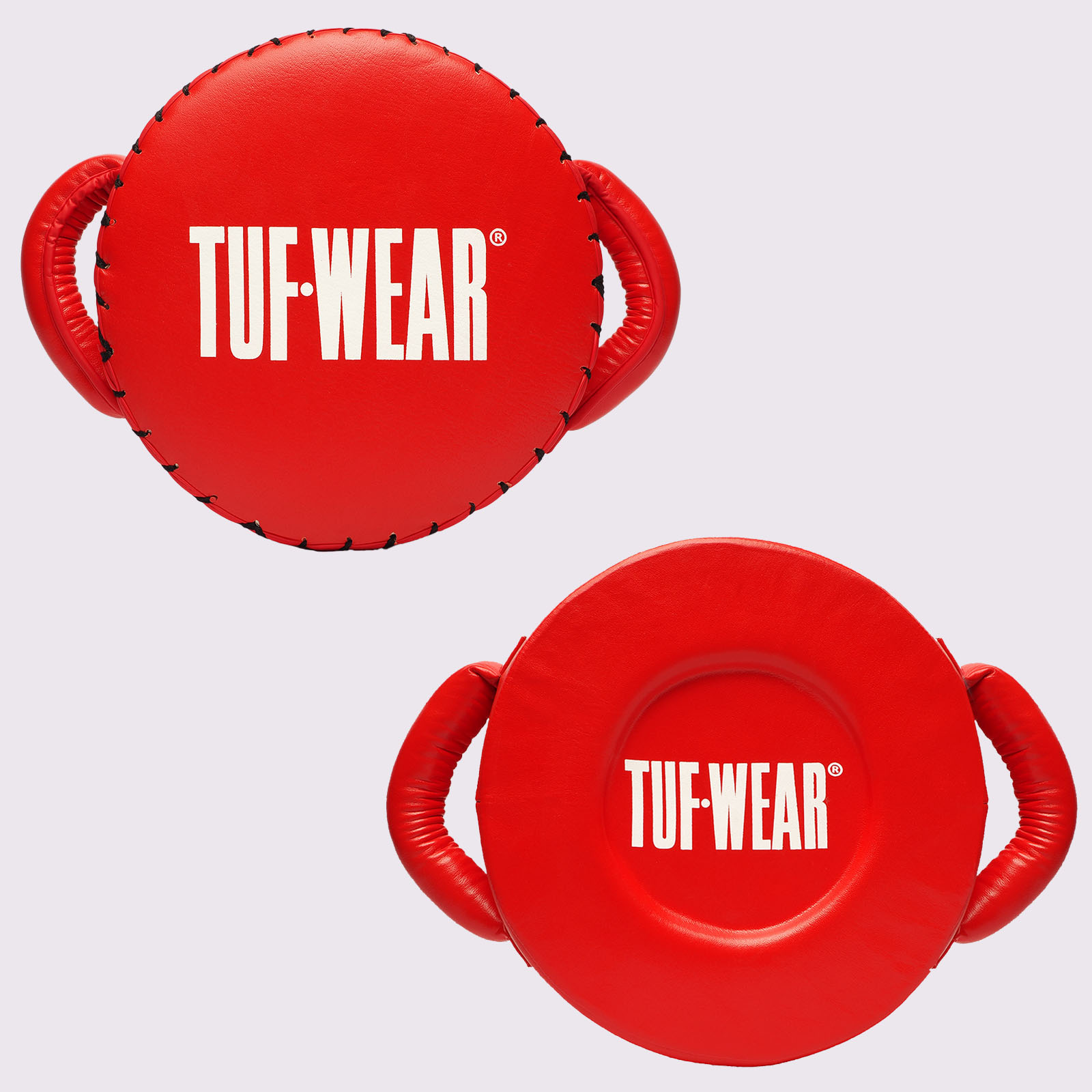 Tuf Wear Legend Leather Punch Shield - TW34909-RED