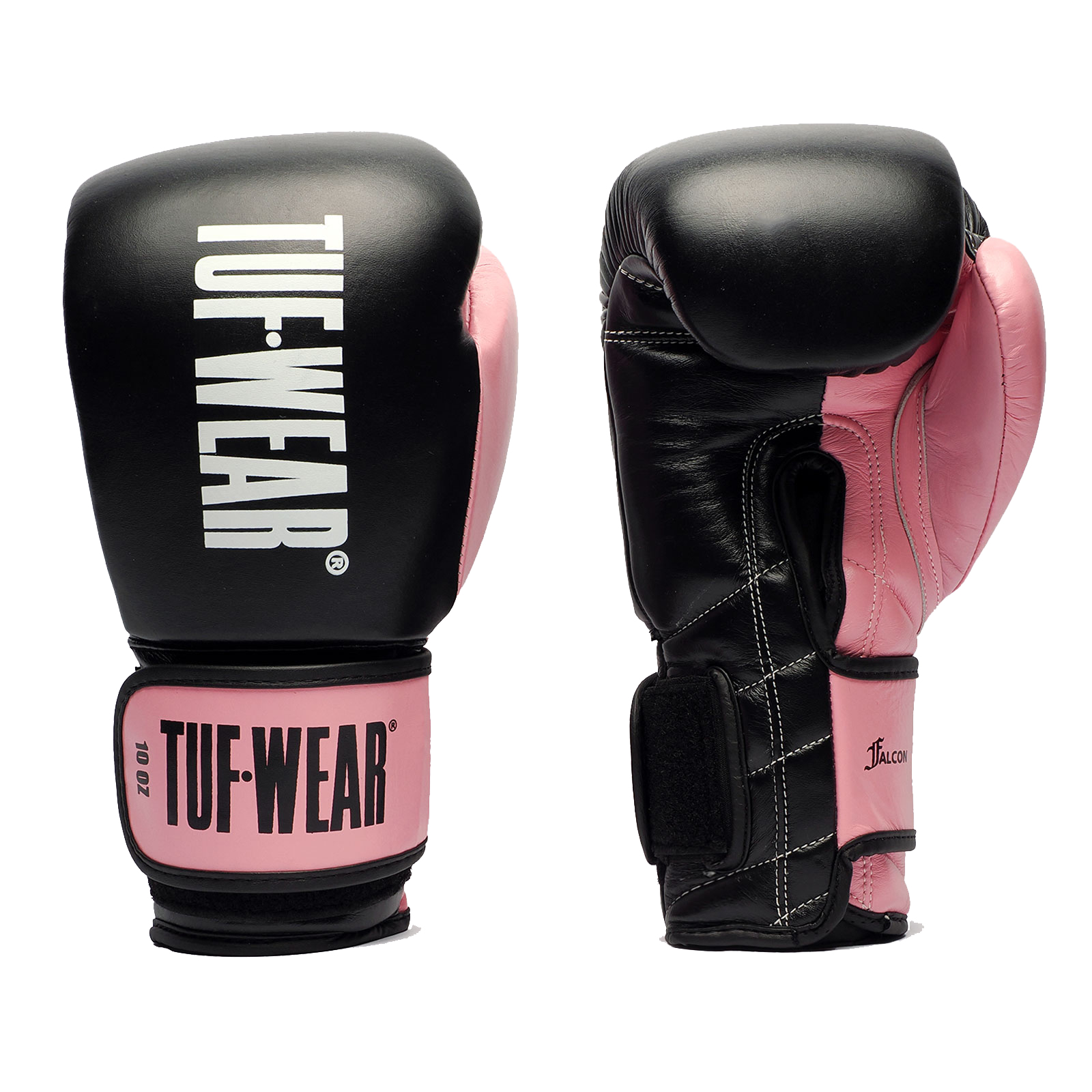 Tuf Wear Falcon Hook & Loop Training Gloves - TW36011-BLACK/PINK