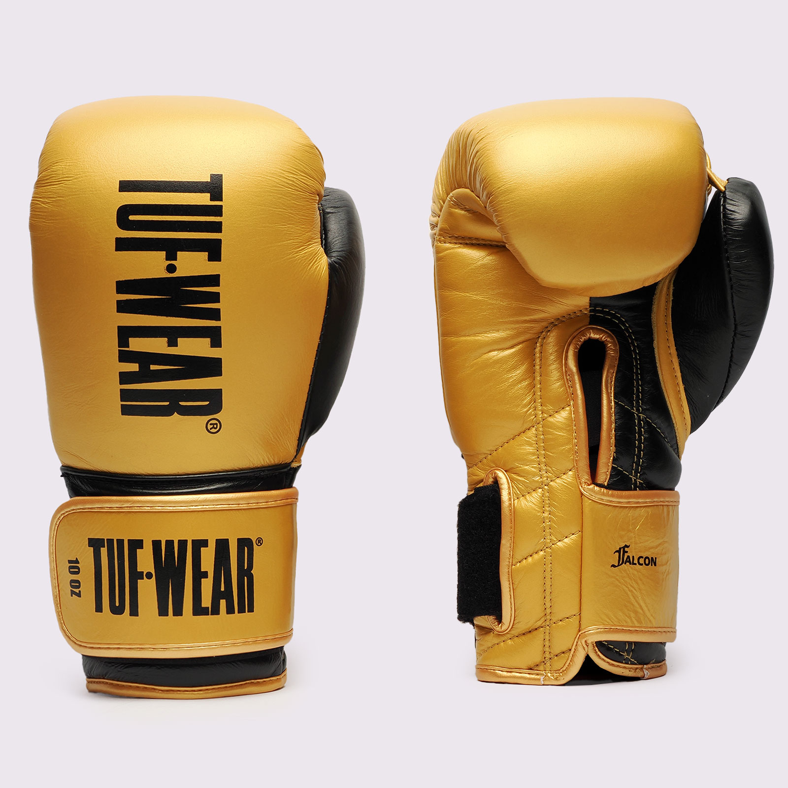 Tuf Wear Falcon Hook & Loop Training Gloves - TW36011-GOLD/BLACK