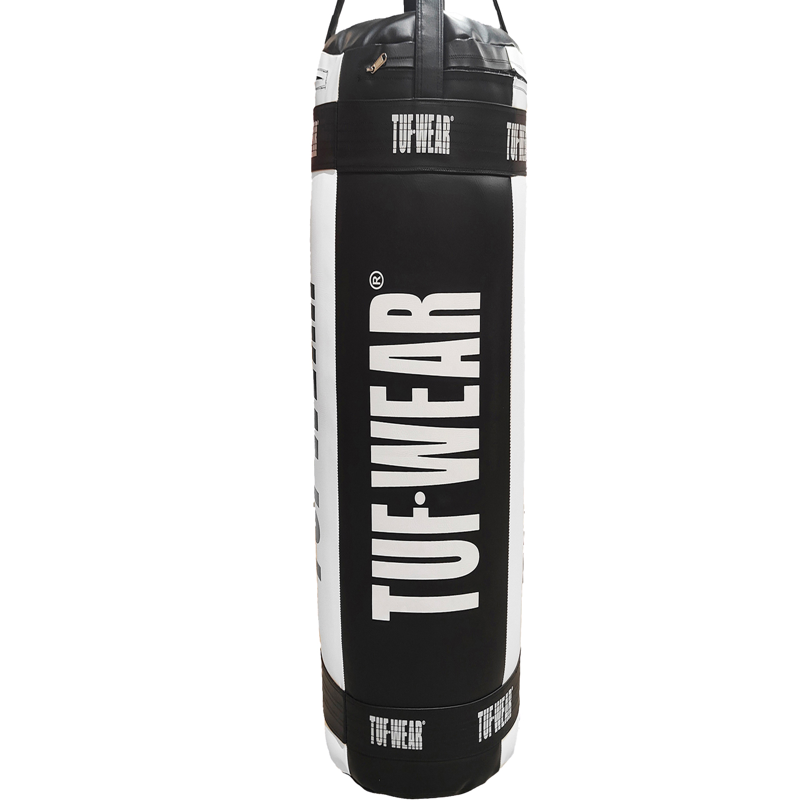 Tuf Wear Balboa 6FT Straight Punch Bag - TW36721-BLACKWHITE