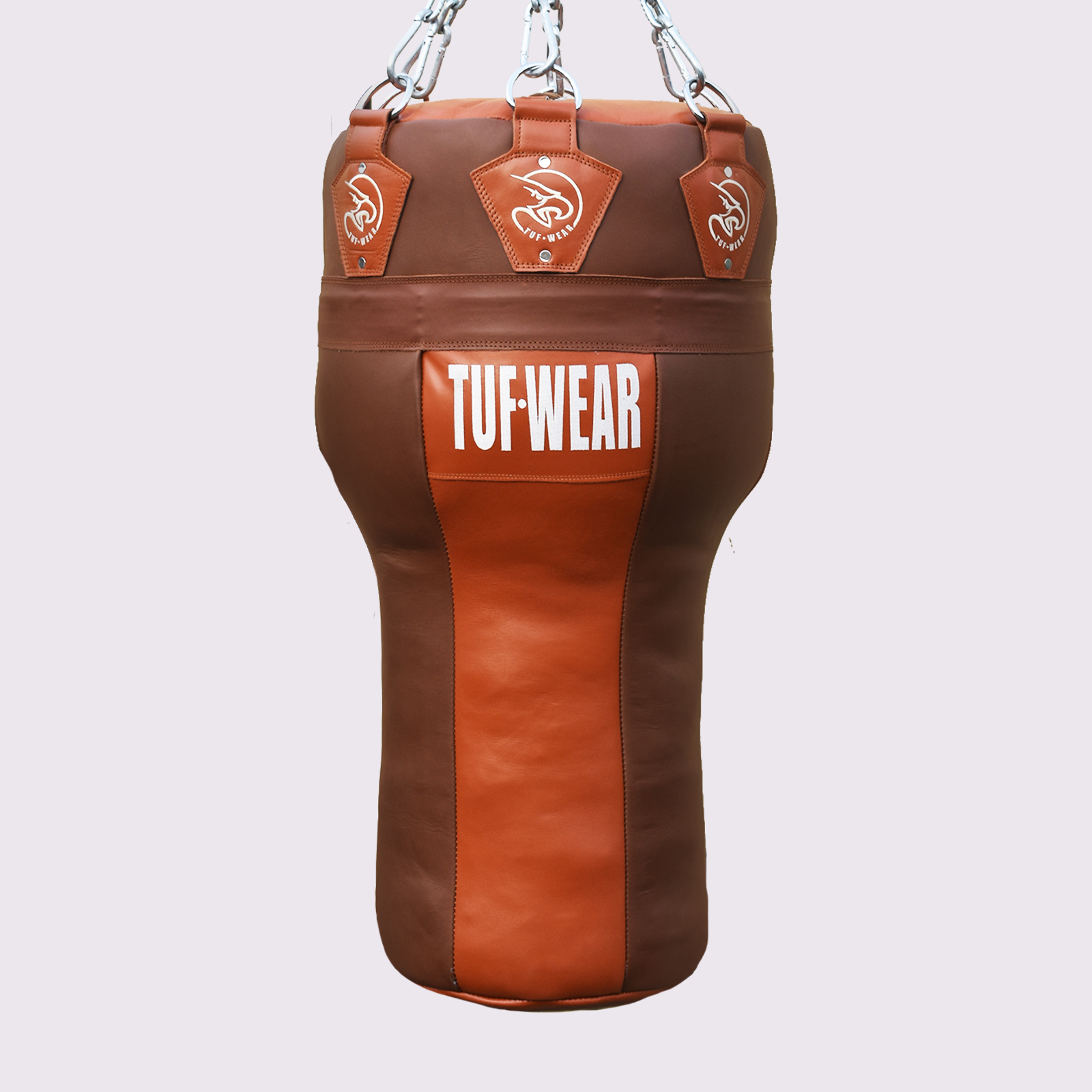 Tuf Wear Classic Brown Leather Angle Bag (Approx 34kg)