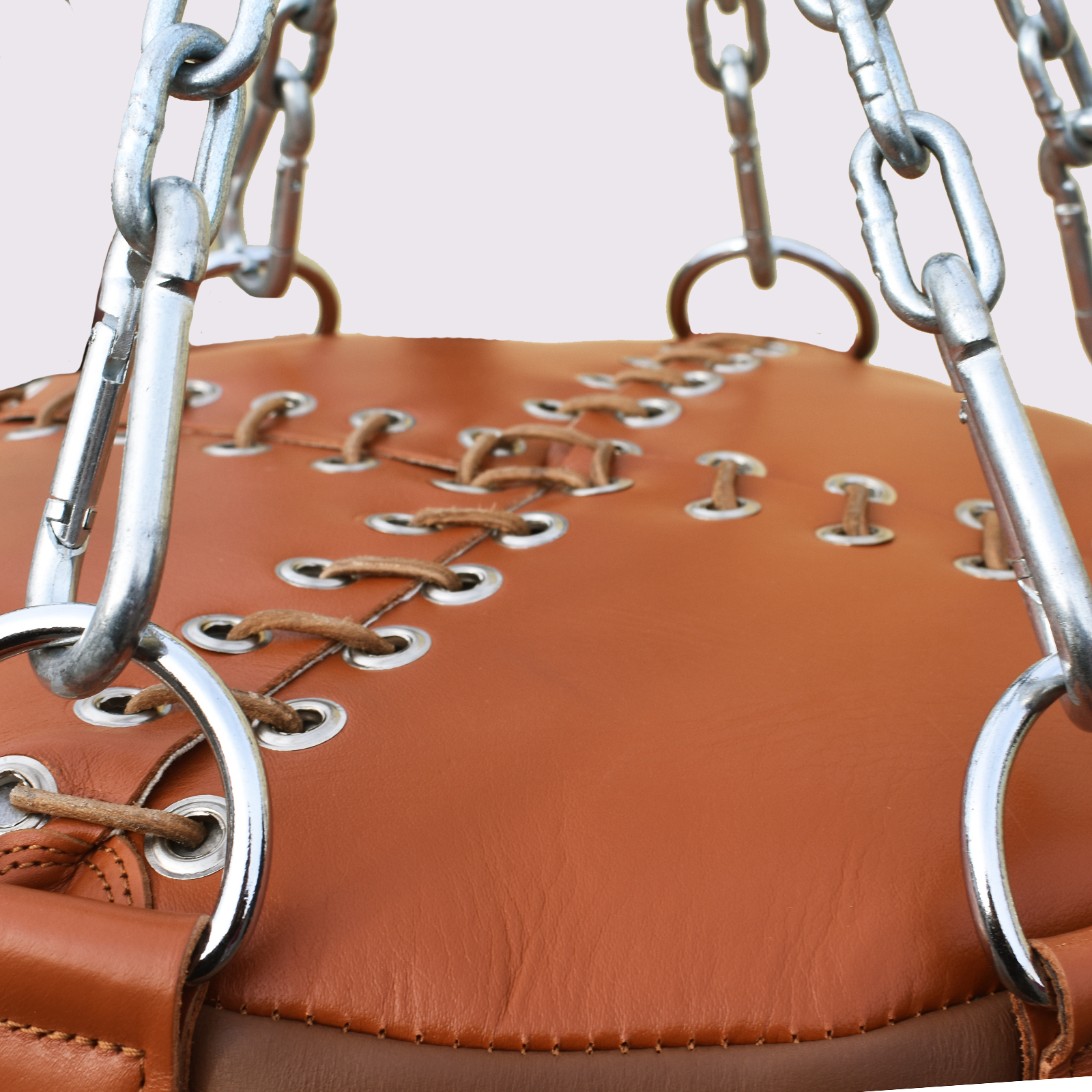 Tuf Wear Classic Brown Leather Angle Bag (Approx 34kg) - Image 4