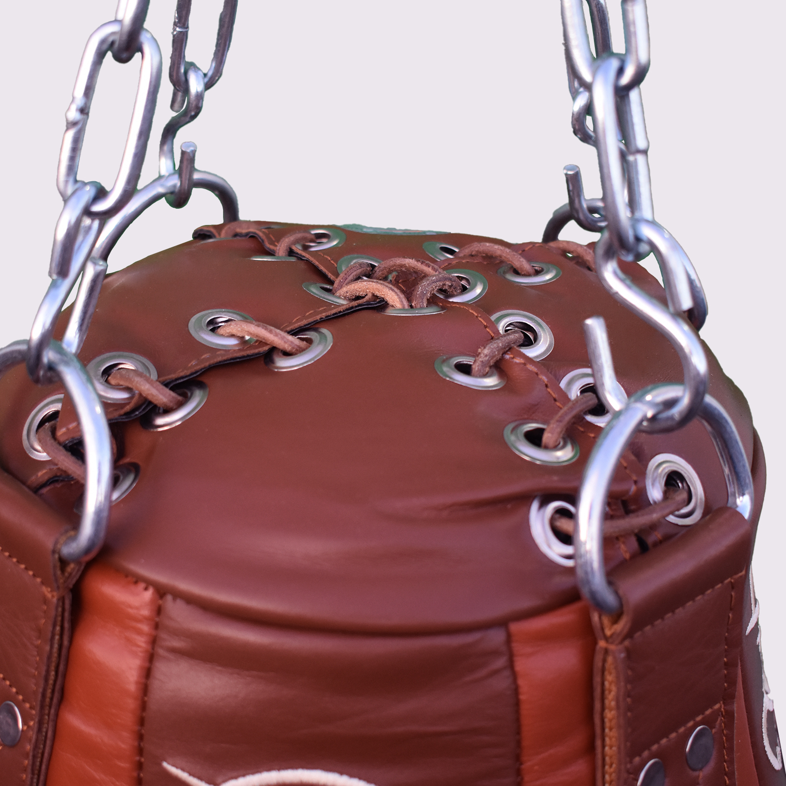 Tuf Wear Classic Brown Leather Uppercut Punchbag (Approx 23kg) - Image 3