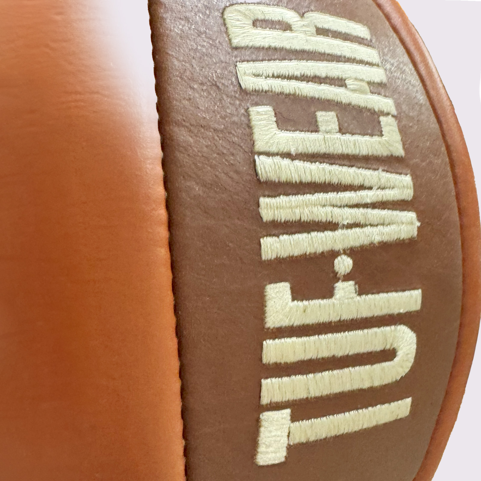 Tuf Wear Classic Brown Leather Top to Bottom Ball (Floor to Ceiling Ball) - Image 2