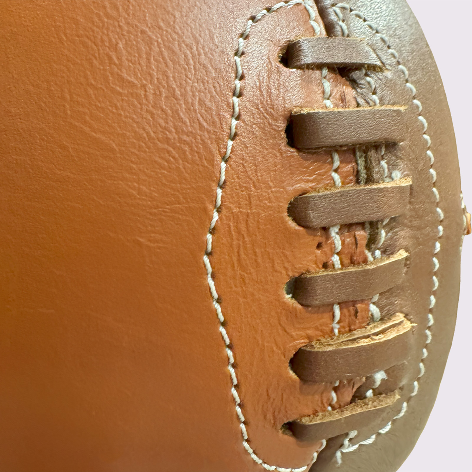 Tuf Wear Classic Brown Leather Top to Bottom Ball (Floor to Ceiling Ball) - Image 3
