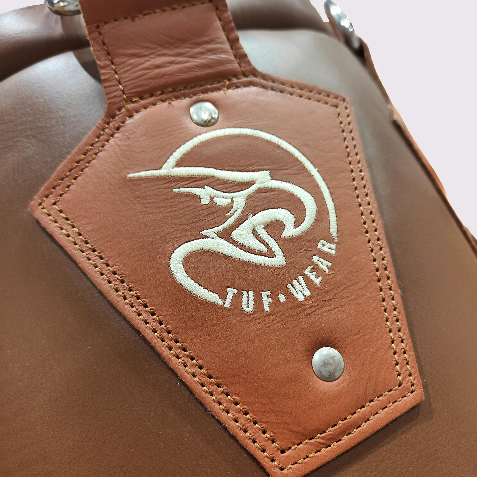 Tuf Wear Gigantor Classic Brown Hide Leather Punchbag (4ft 6) - Image 3