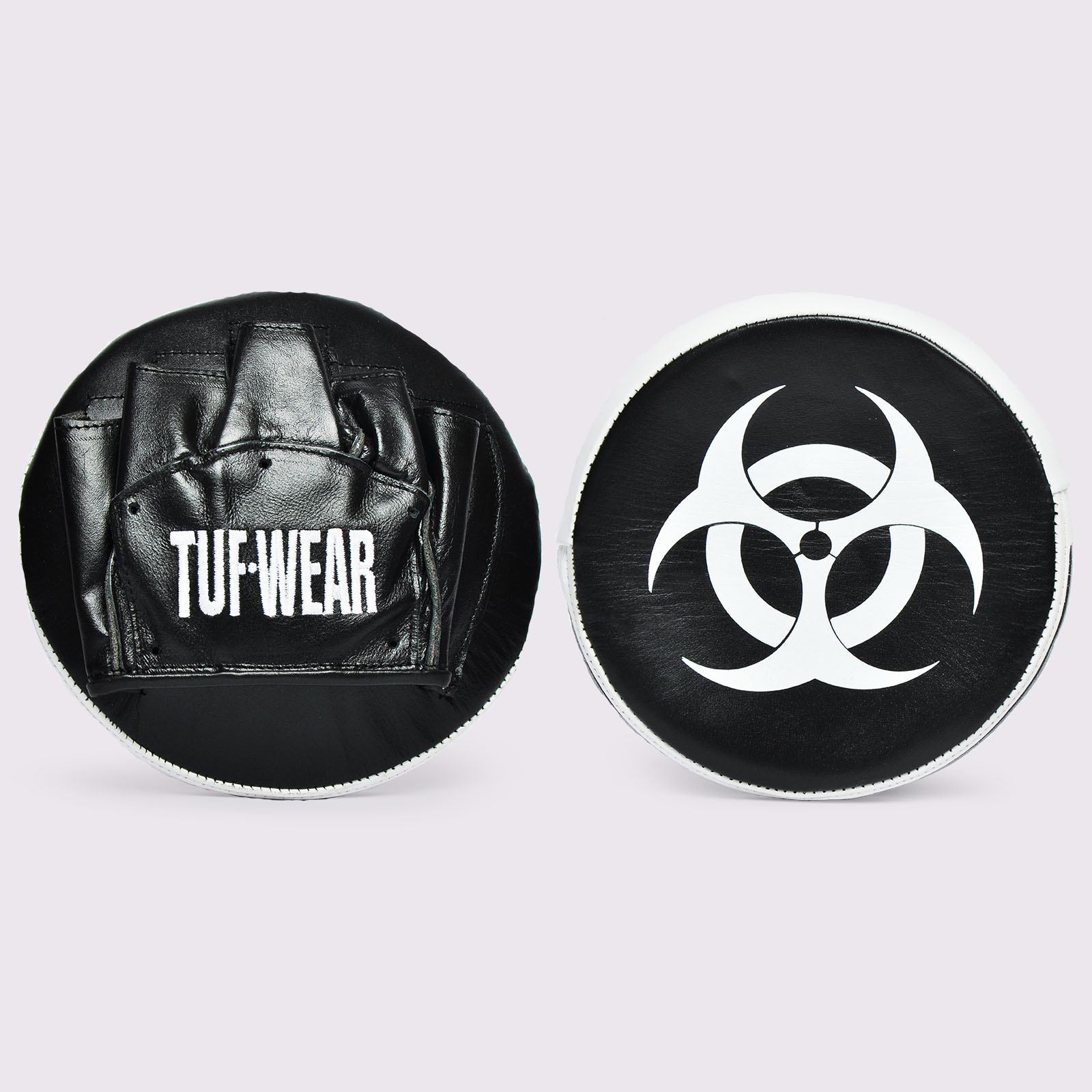 Tuf Wear Button Leather Hook and Jab Focus Pads