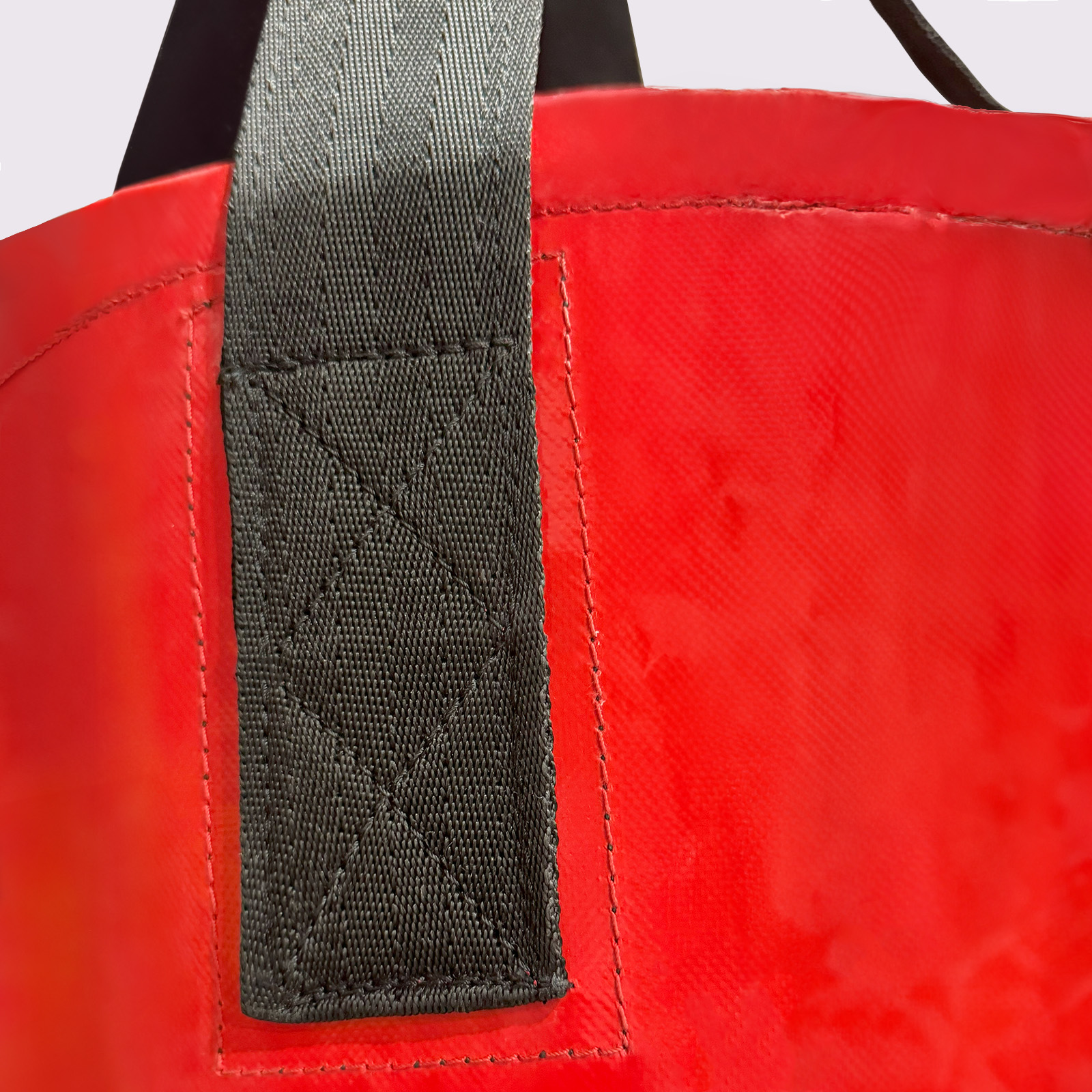 Tuf Wear Punch Bag Red Large Vertical Logo 4FT (122 CM) - Image 3