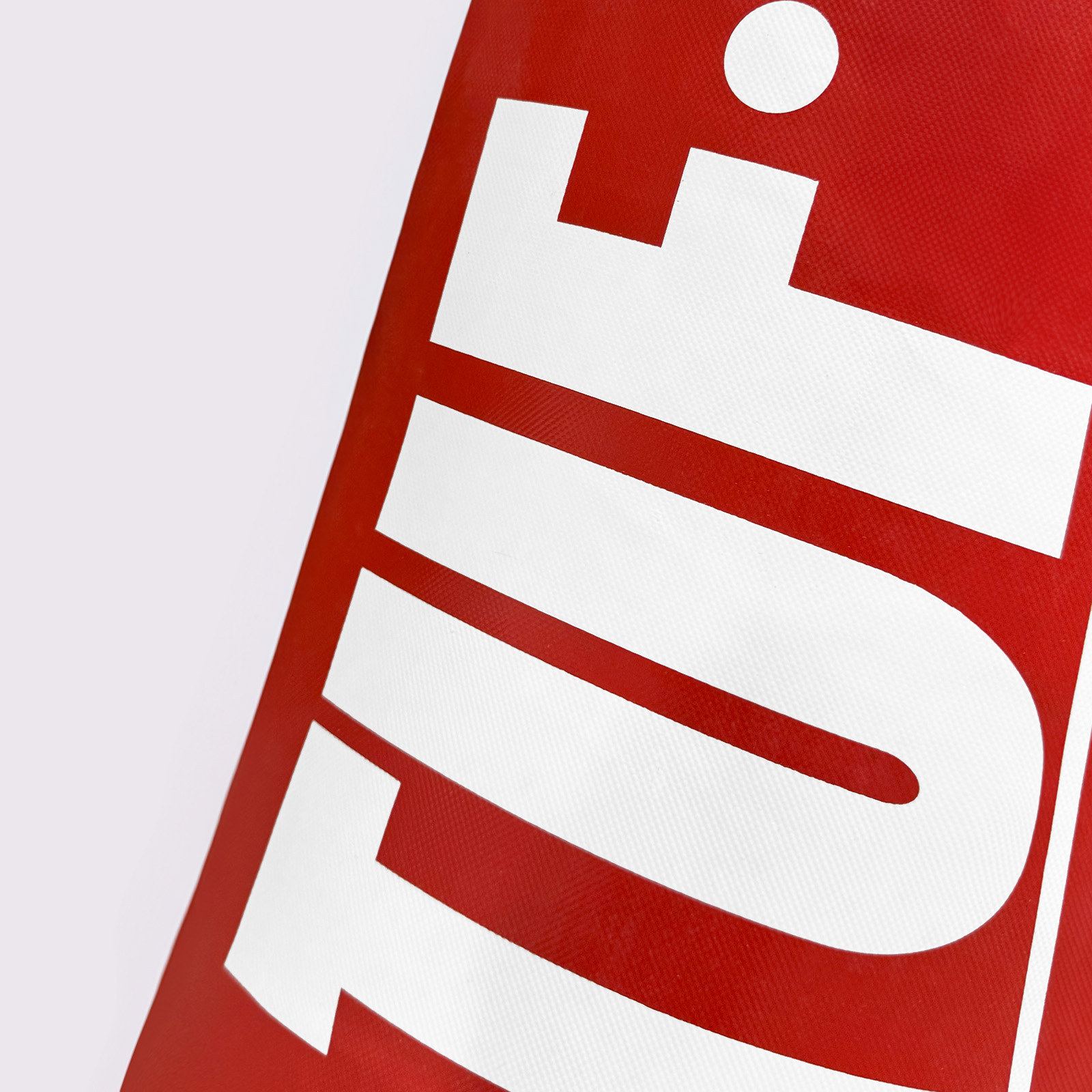 Tuf Wear Punch Bag Red Large Vertical Logo 4FT (122 CM) - Image 4