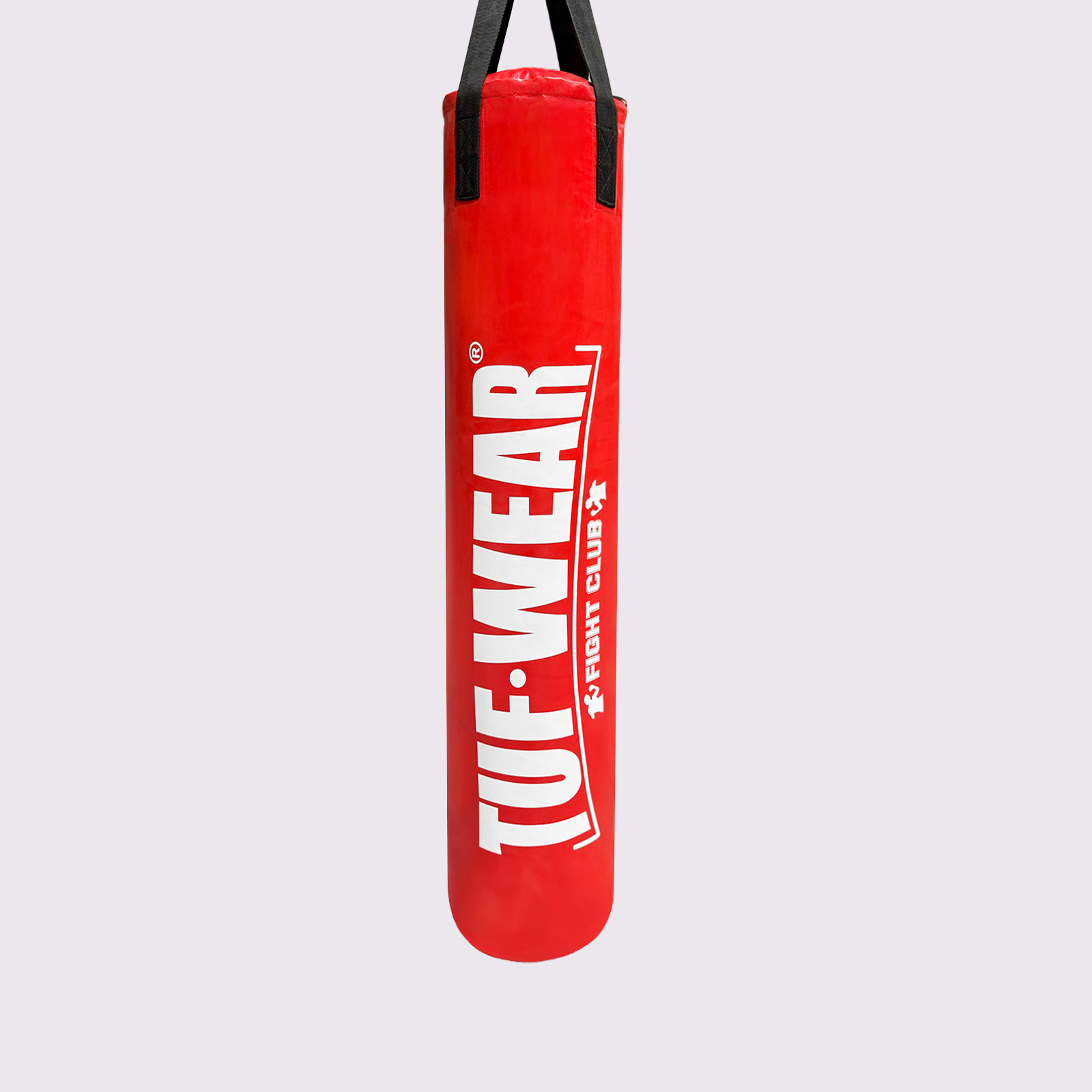 Tuf Wear Punch Bag Red Large Vertical Logo 5FT (153 CM)