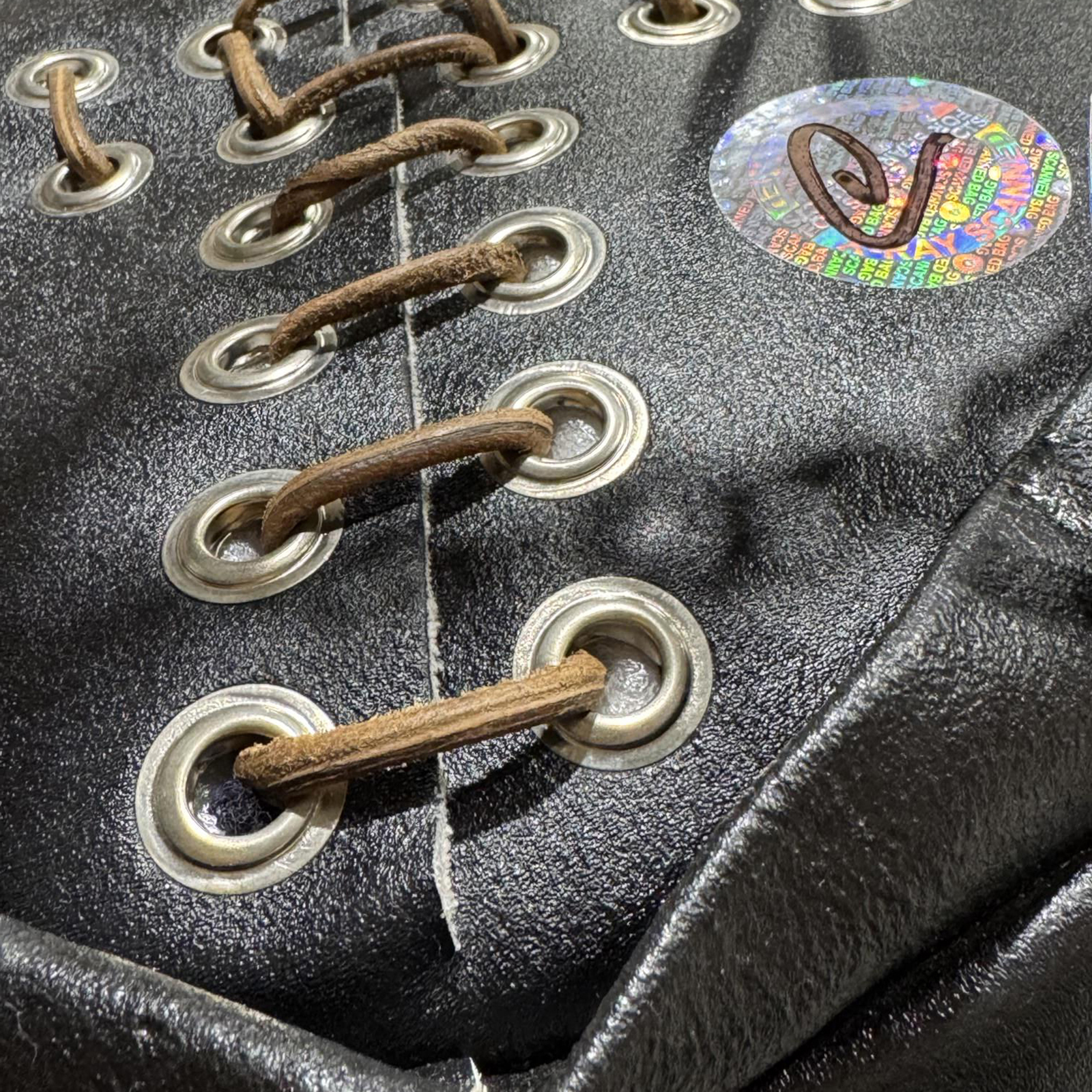 Tuf Wear 4ft Straight Leather Punchbag - All Black (Approx 40kg) - Image 5