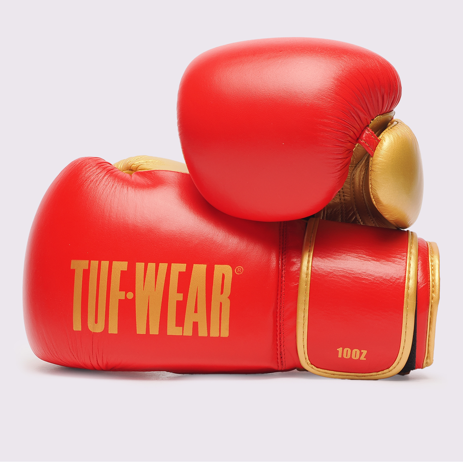 Tuf Wear Legend Leather HOOK AND LOOP Sparring Gloves - Image 3