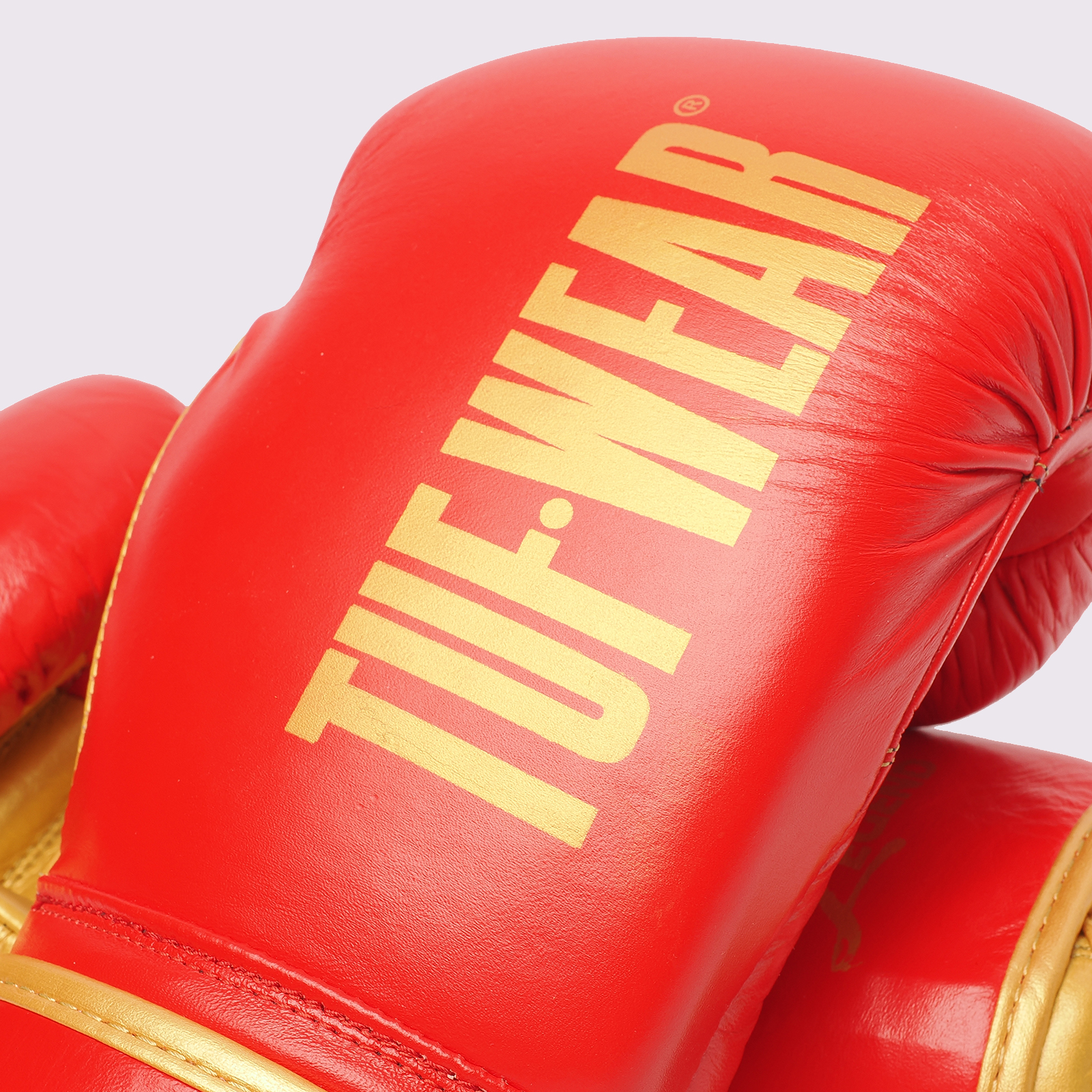 Tuf Wear Legend Leather HOOK AND LOOP Sparring Gloves - Image 4