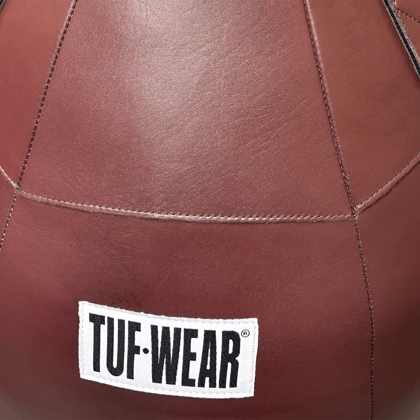 Tuf Wear Oxblood Leather Wrecking Ball (Large Maize Bag) - 32kg - Image 3