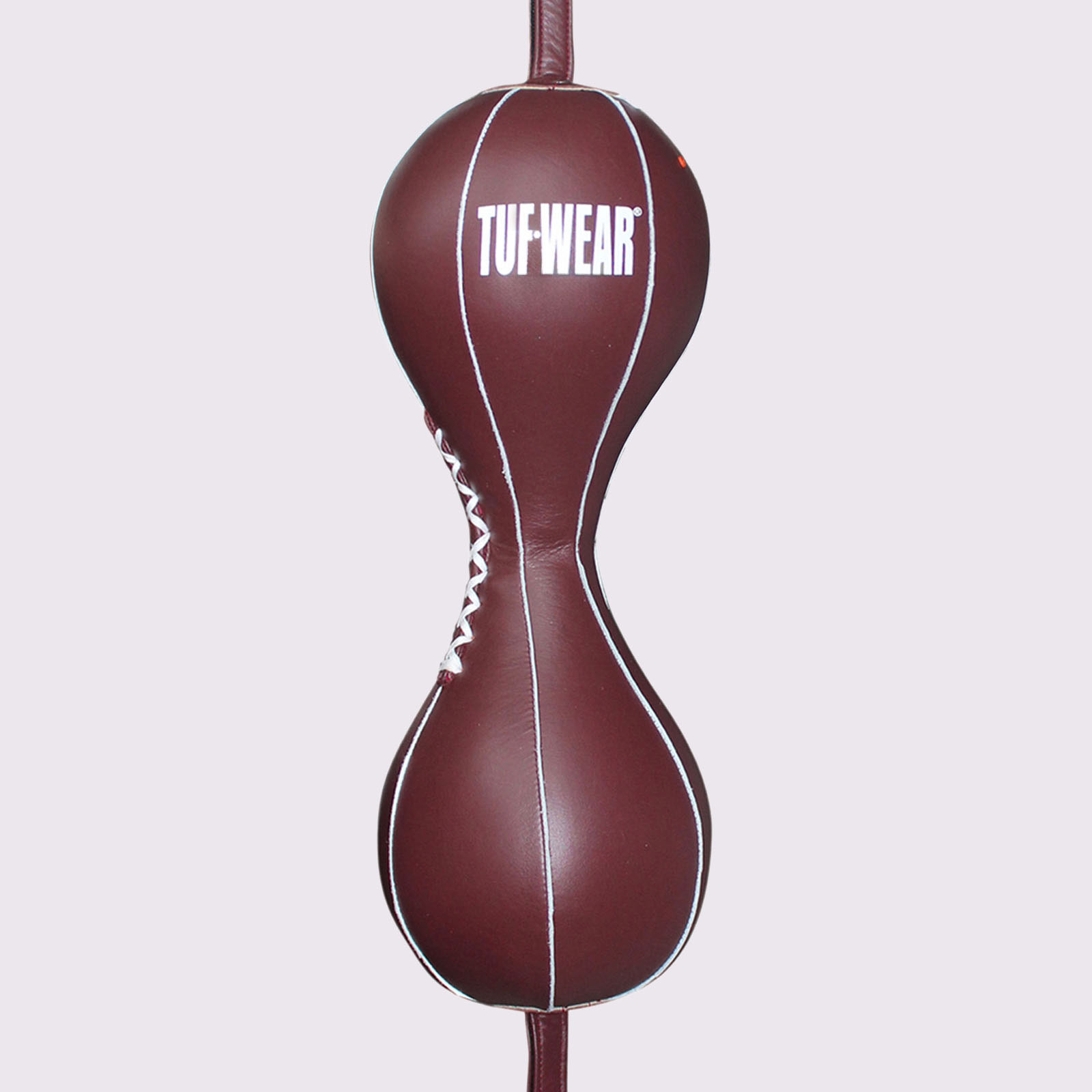 Tuf Wear Oxblood Leather Peanut Double End Bag