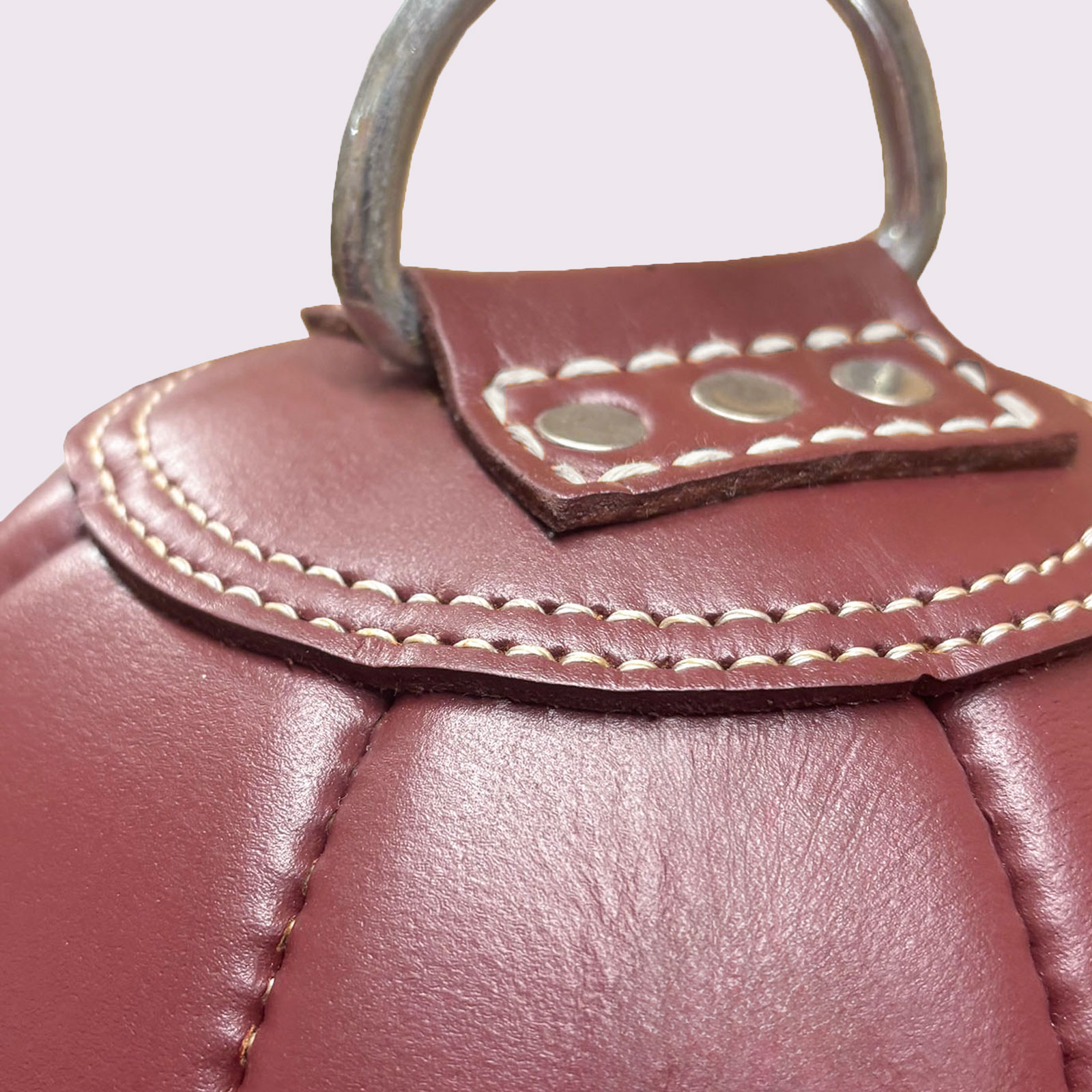 Tuf Wear Oxblood Leather Top to Bottom Ball (Floor to Ceiling Ball) - Image 3