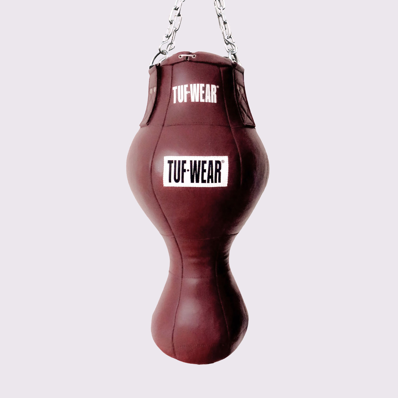 Tuf Wear Leather Uppercut Punchbag (Approx 23kg) - Oxblood