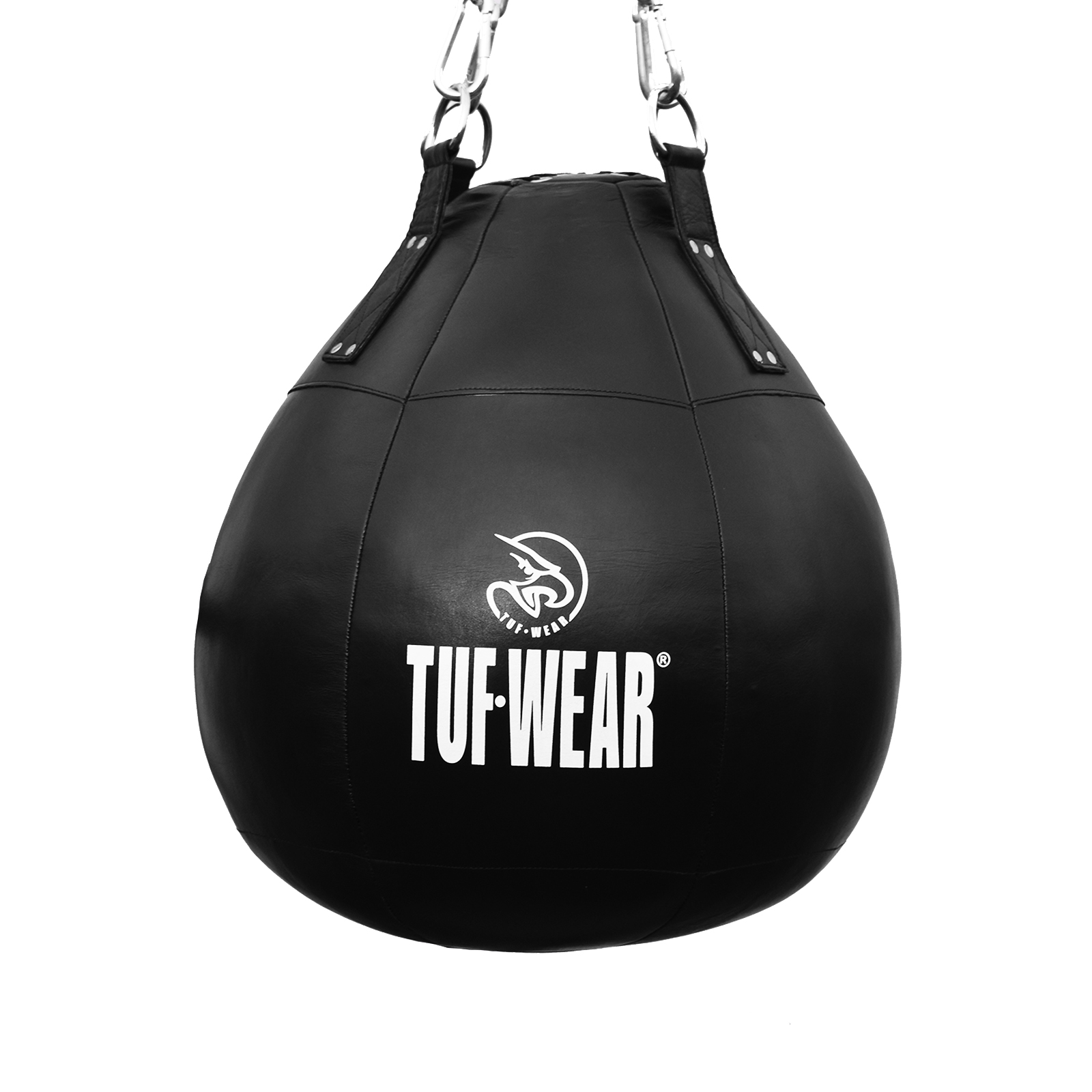 Tuf Wear All Black Leather Wrecking Ball (Large Maize Bag)
