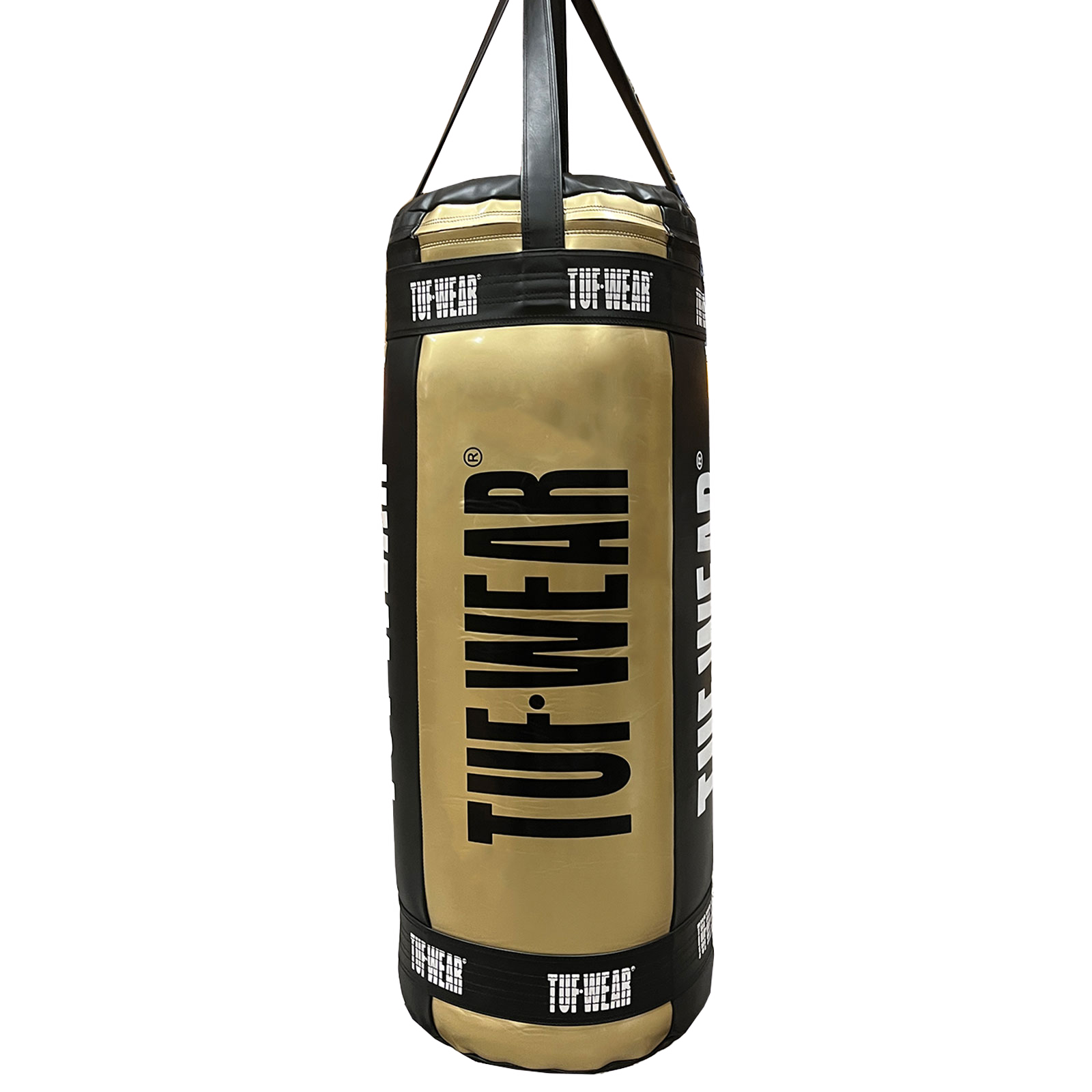 Tuf Wear Balboa 4ft Jumbo Punchbag (20 Inch Diameter) - Black/Gold (Approx 60kg) - Image 5