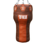 Tuf Wear Classic Brown Leather Angle Bag - Image 2