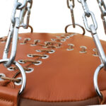 Tuf Wear Classic Brown Leather Angle Bag - Image 3
