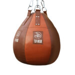 Tuf Wear Classic Brown Leather Wrecking Ball (Large Maize Bag)