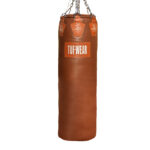 Tuf Wear Gigantor Classic Brown Hide Leather Punchbag (4ft 6)