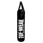 Tuf Wear Punch Bag Black Large Vertical Logo 4FT (122 CM)