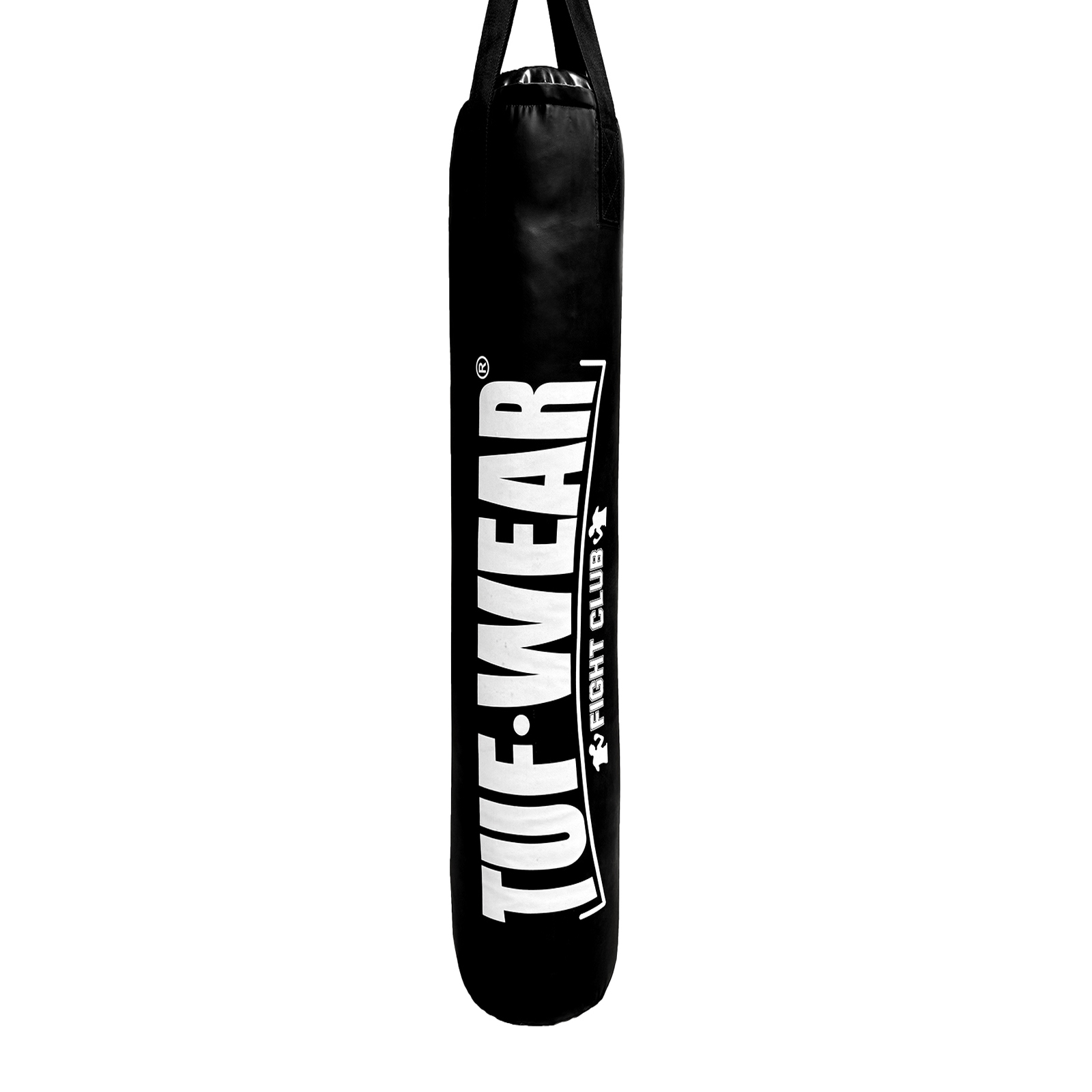 Tuf Wear Punch Bag Black Large Vertical Logo 6FT (183 CM)