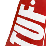 Tuf Wear 6ft PU Punch Bag Red (Large Vertical Logo) 183cm - Image 4