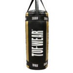 Tuf Wear Balboa 4ft Jumbo Punchbag (20 Inch Diameter) - Black/Gold (Approx 60kg)
