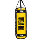 Tuf Wear Balboa 4ft Jumbo Punchbag  (20 Inch Diameter) - Black/Yellow (Approx 60kg)