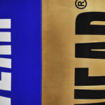 Tuf Wear Balboa 4ft Jumbo Punchbag (20 Inch Diameter)- Blue/Gold (Approx 60kg) - Image 3