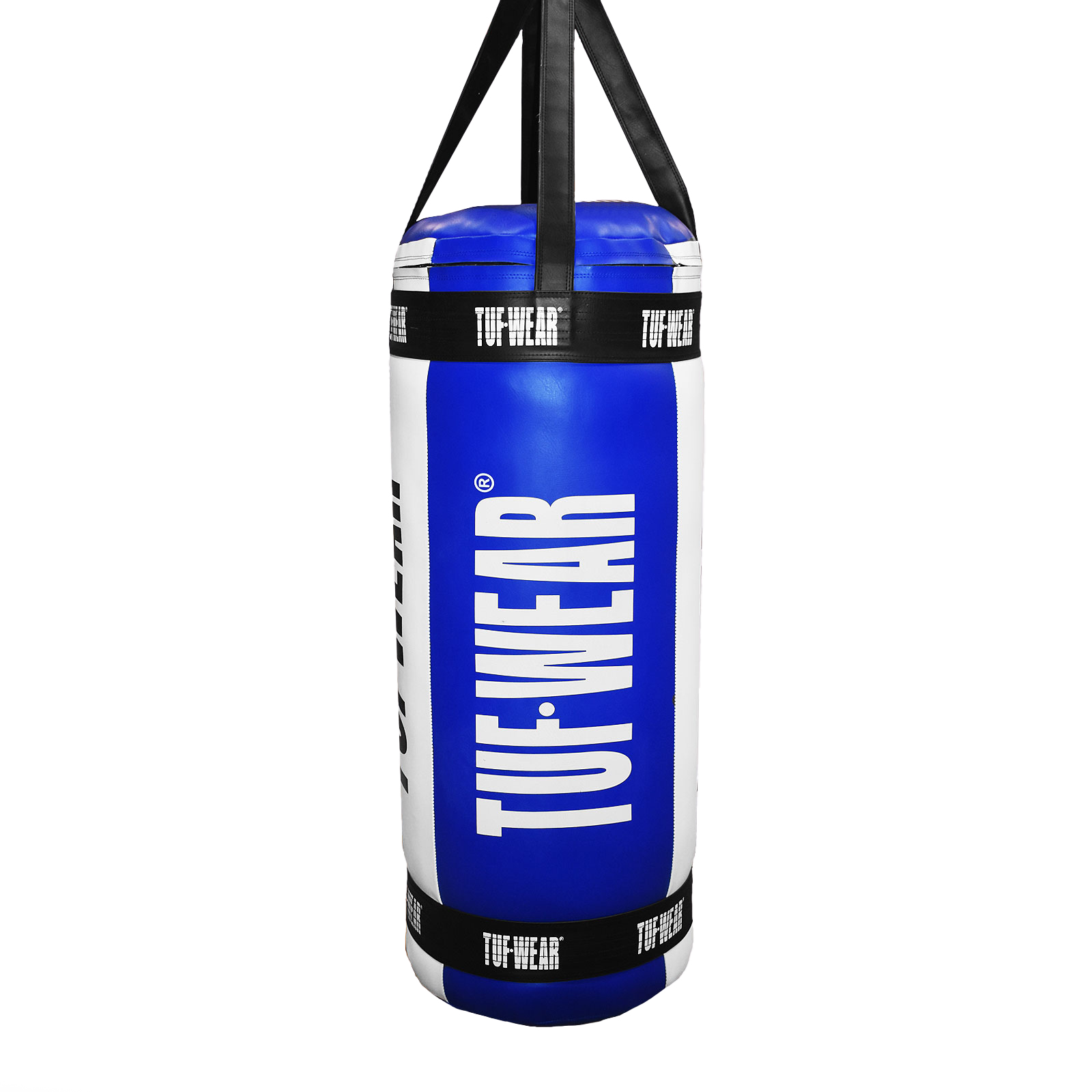 Tuf Wear Balboa 4ft Jumbo Punchbag  (20 Inch Diameter) - Blue/White (Approx 60kg)